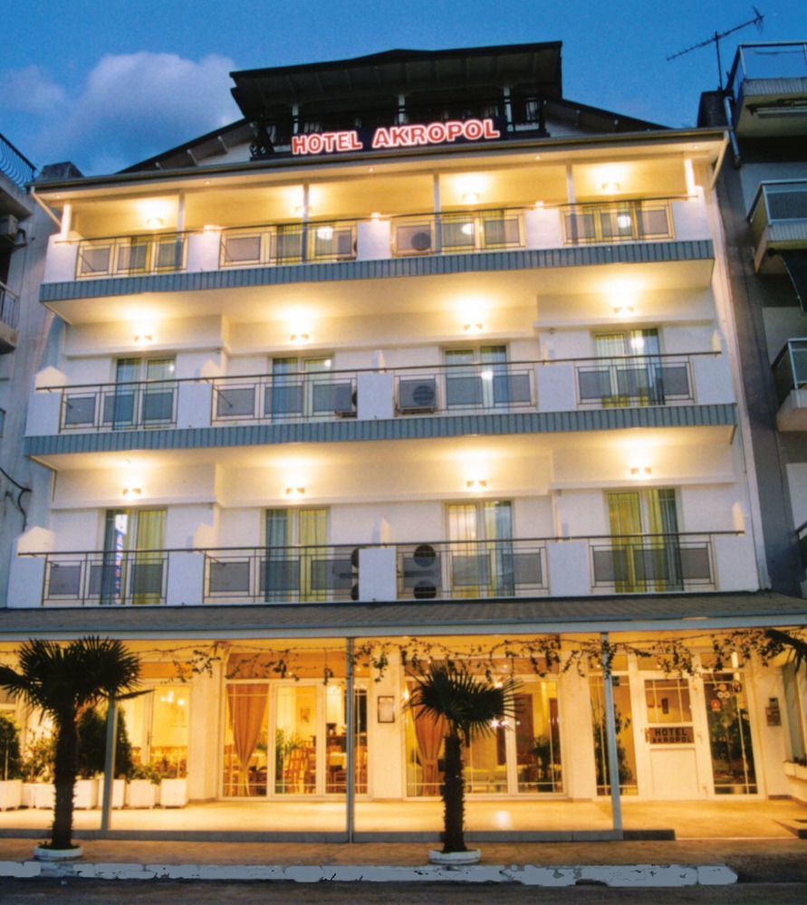 Hotel Akropol Paralía Exterior foto